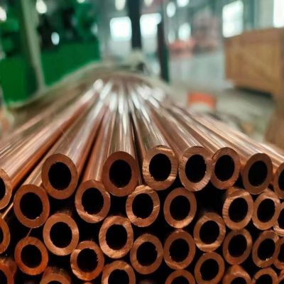 ASTM B111 B466 Eemua144 234 C7060X DIN Copper Pipe Customized Request Elongation 45-50