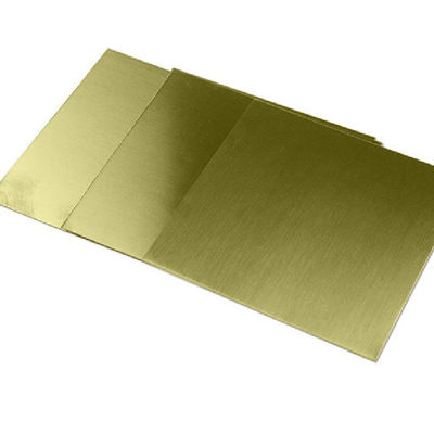 Metal Plates Golden C1100 Brass Sheet Best Yellow Copper with Melting Point 1083 ordm