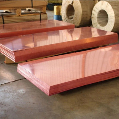 Density 8.9 Copper Plate/Copper Sheet Plate for High Purity Customized