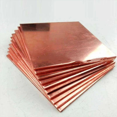 Copper Plate C17200 C17500 C5191 50mm Thick Copper Sheet with Ts MPa of 22-25